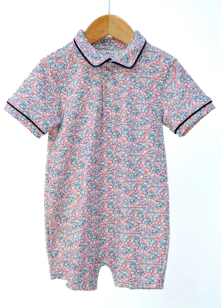 Cowboy Hats Pima Harold Romper