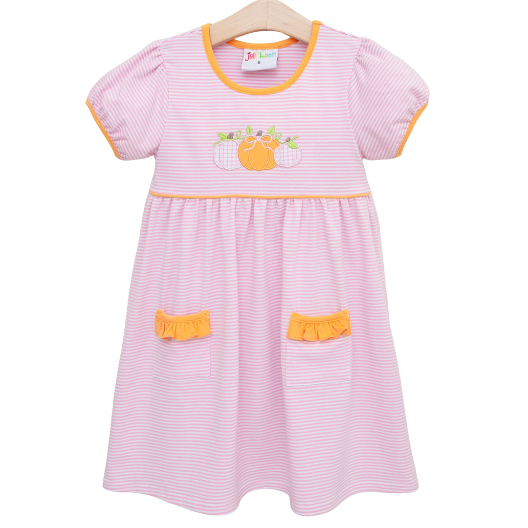 Harvest Trio Ruffle Pocket Dress