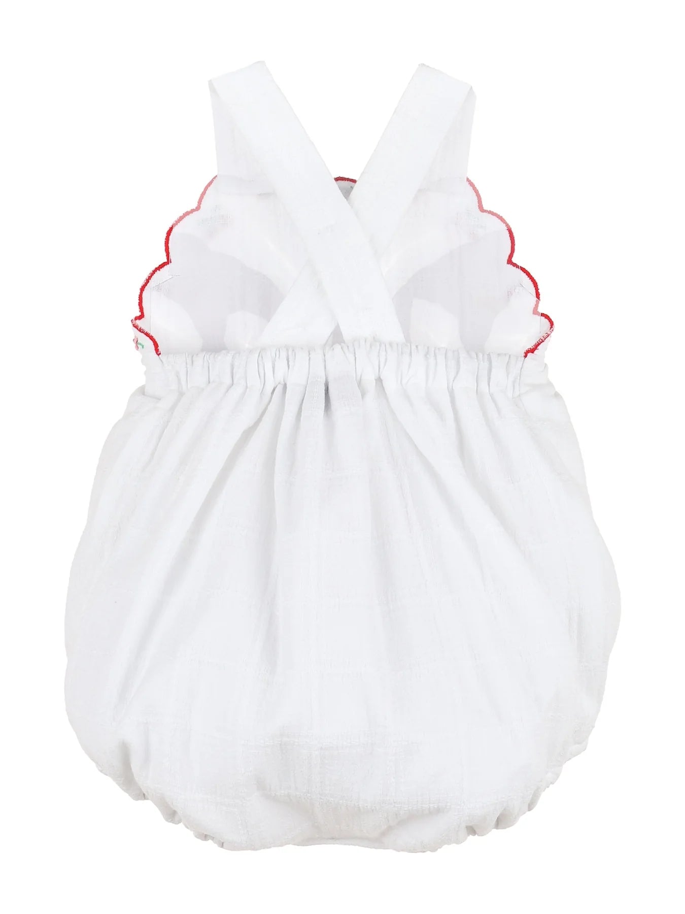 Summer Berries Sunsuit -  White
