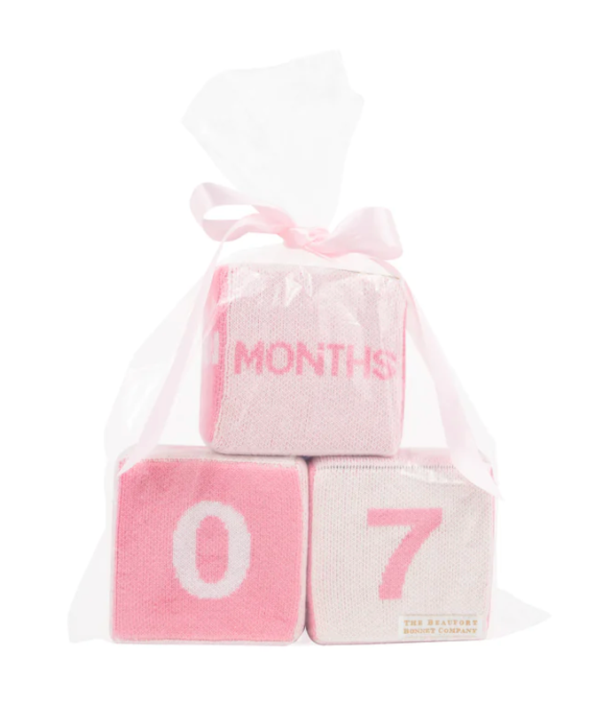 Blaylock Blocks-Palm Pink/White