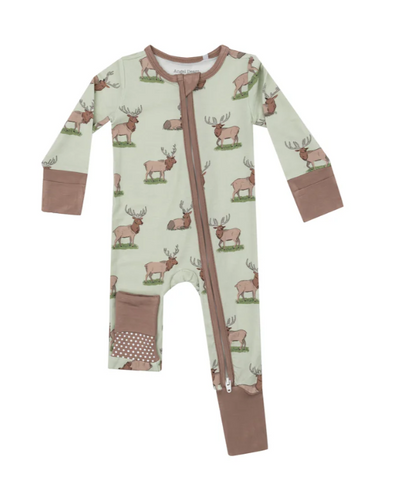 2 Way Zip Romper-Elk