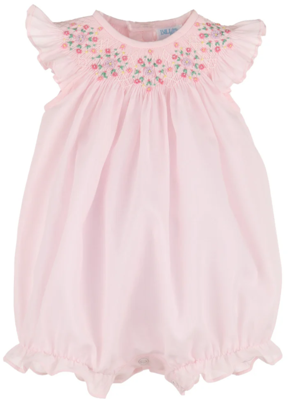 Classical Diamond Smock  Bubble- Pink