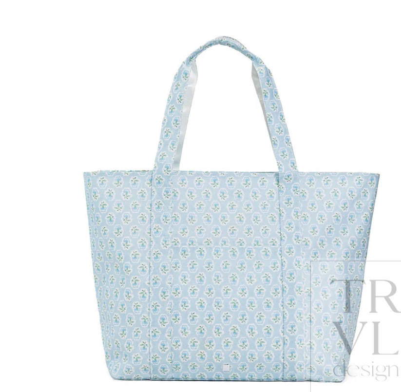 Jumbo XL Tote Petite Fleur - Blue