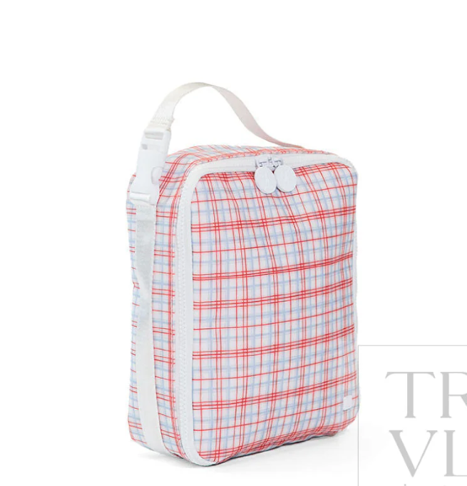 Lunch Box- Classic Red Plaid