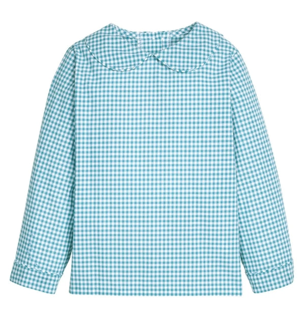 Peter Pan Shirt-Alpine Gingham