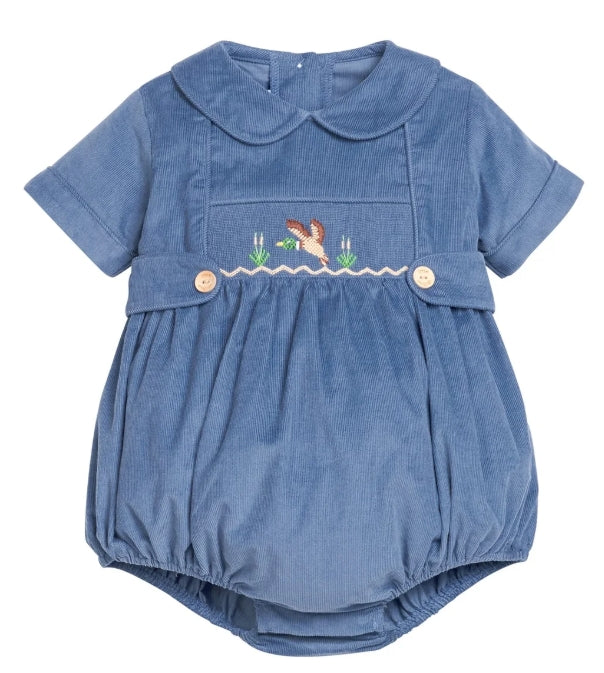 Smocked Daniel Bubble- Flying Mallard