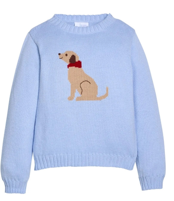 Intarsia Sweater- Seated Lab