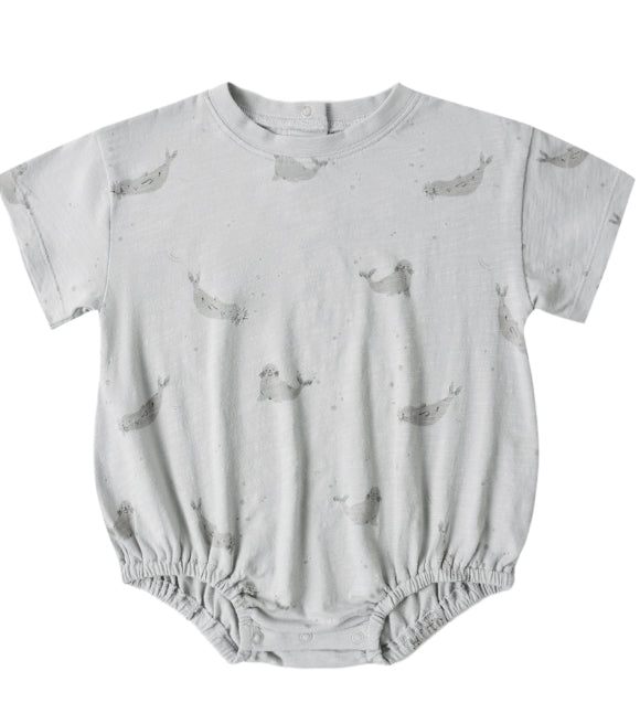Relaxed Bubble Romper - Seals