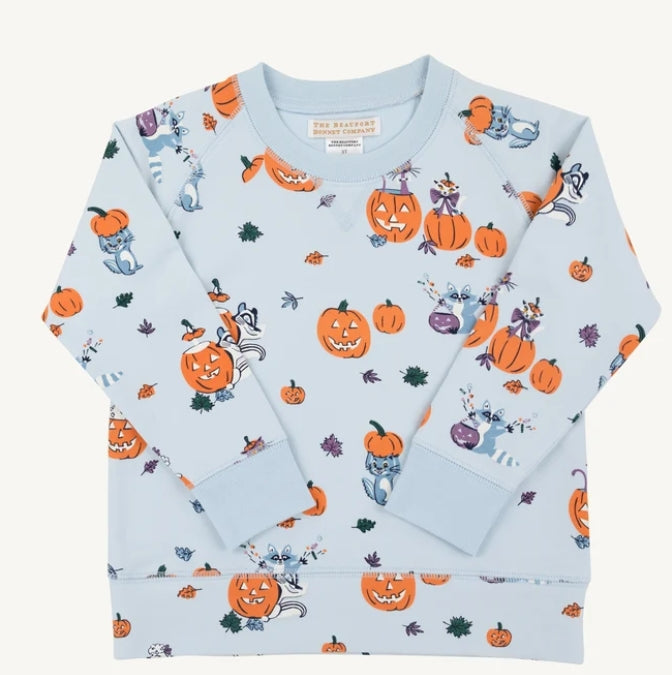 Cassidy Comfy Crewneck- Candy & Critters