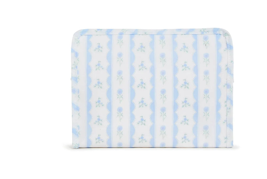 Roadie Zip Pouch- Blue Ribbon Floral-PRE ORDER