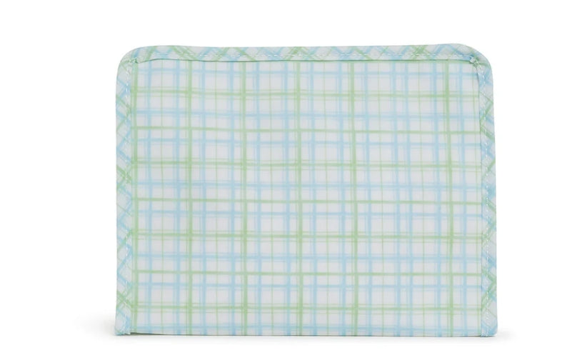 Roadie Zip Pouch- Classic Green Plaid- PRE ORDER