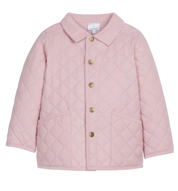 Classic Quilted Jacket- Light Pink