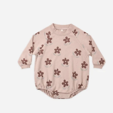 Crew Neck Romper Daisy