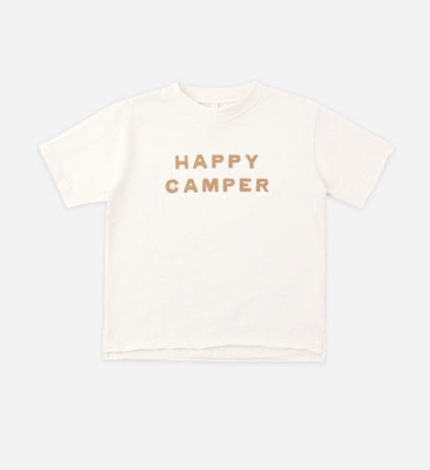 Raw Edge Tee Happy Camper Just In
