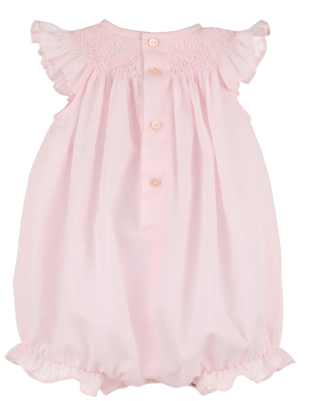 Classical Diamond Smock  Bubble- Pink