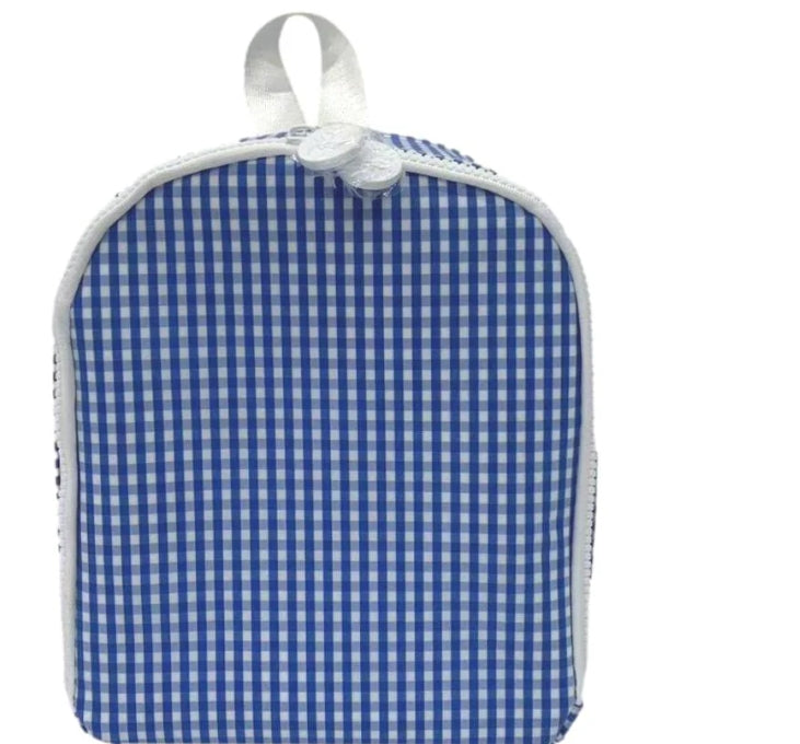 Bring It Lunch Bag- Gingham Royal-PRE ORDER