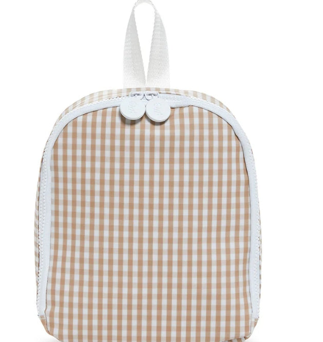 Bring It Lunch Bag- Gingham Khaki
