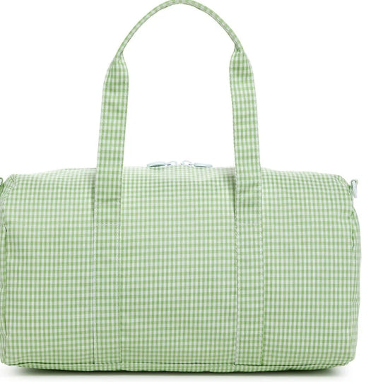 Weekender Duffle Bag- Gingham Leaf 2- PRE ORDER