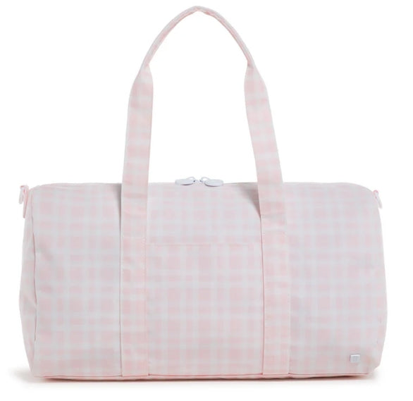 Weekend Duffle Bag- Pimlico Plaid Pink- PRE ORDER