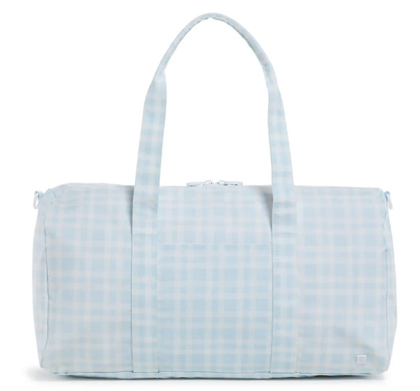 Weekend Duffle Bag- Pimlico Plaid Blue- PRE ORDER