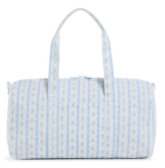 Weekender Duffle Bag- Blue Ribbon Floral- PRE ORDER