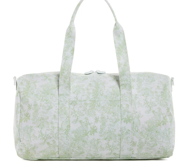 Weekender Duffle Bag- Bunny Toile Green- PRE ORDER