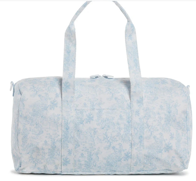 Weekender Duffle Bag- Bunny Toile Blue- PRE ORDER