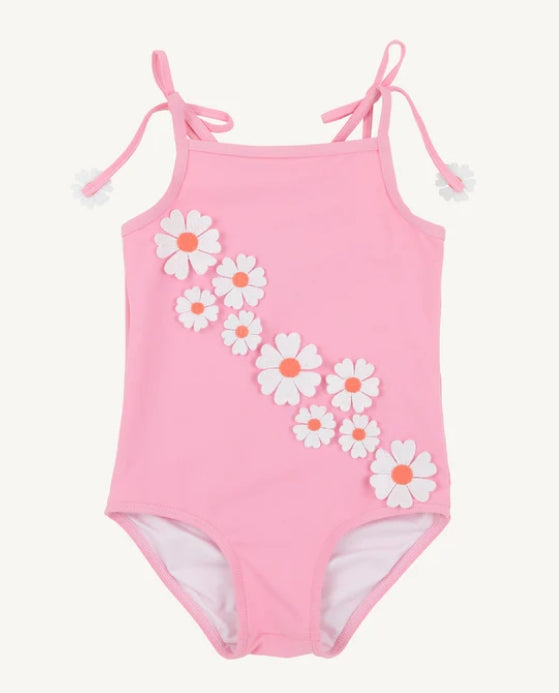 Hamptons Hot Pink Seahorse/Flowers St. Lucia Swimsuit