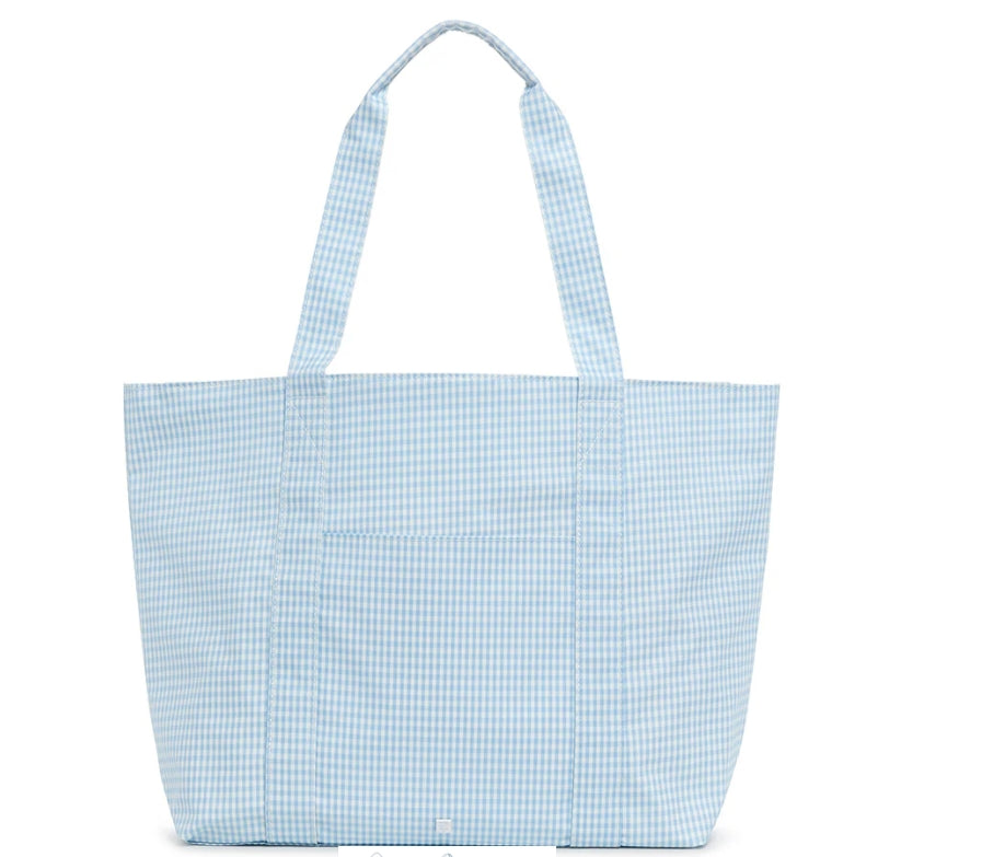Jumbo Tote XL- Gingham Mist- PRE ORDER