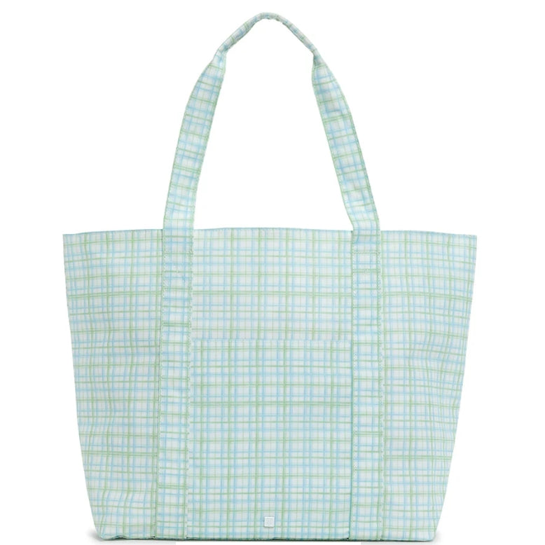 Jumbo XL Tote- Classic Green Plaid- PRE ORDER