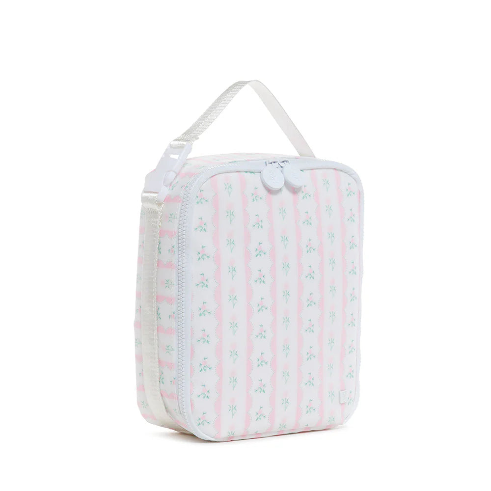 Bring it all lunch bag - pink ribbon floral
