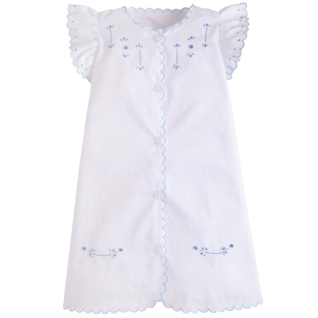 Tea Gown - Blue Floral