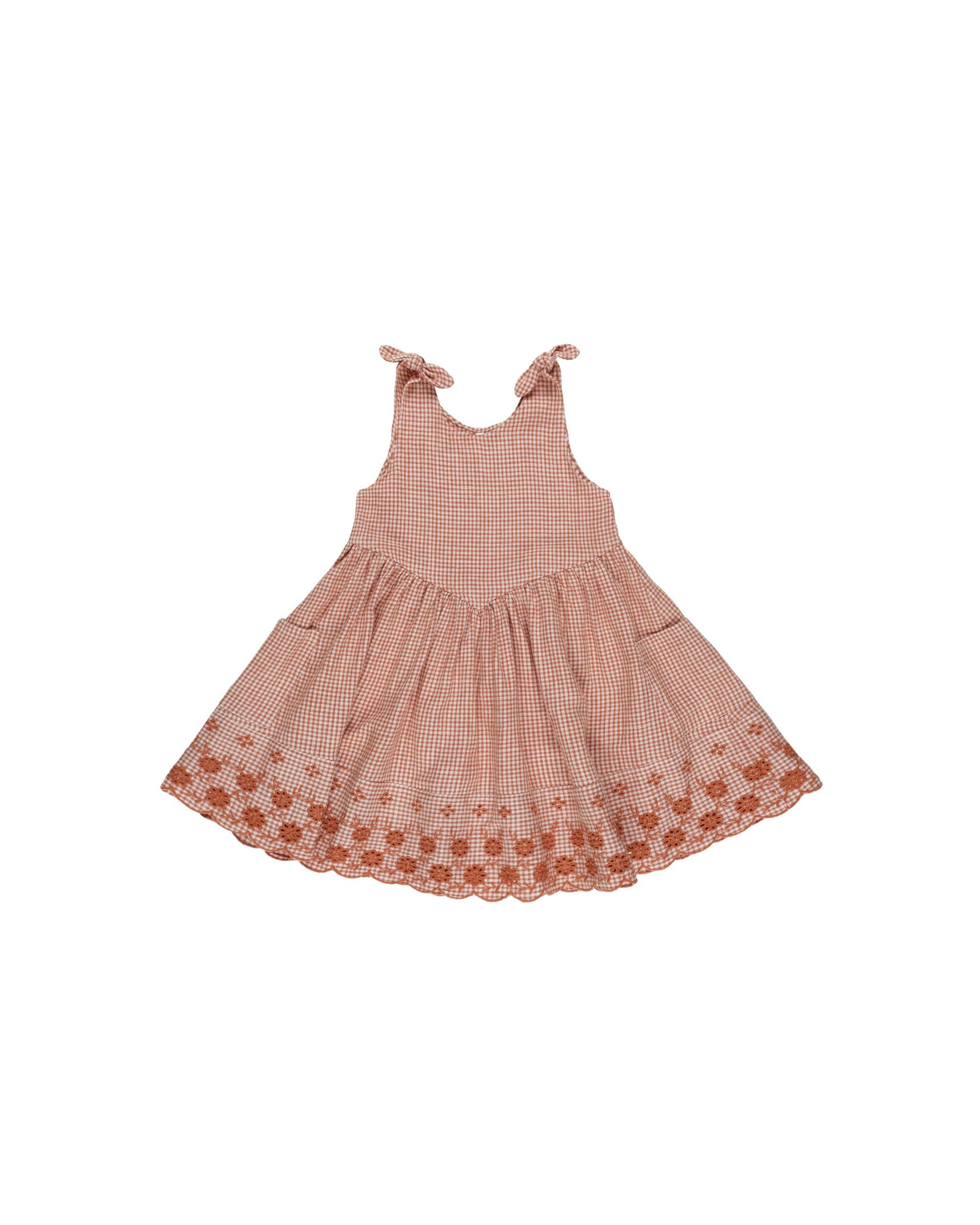 Summer Dress- Poppy Ging.