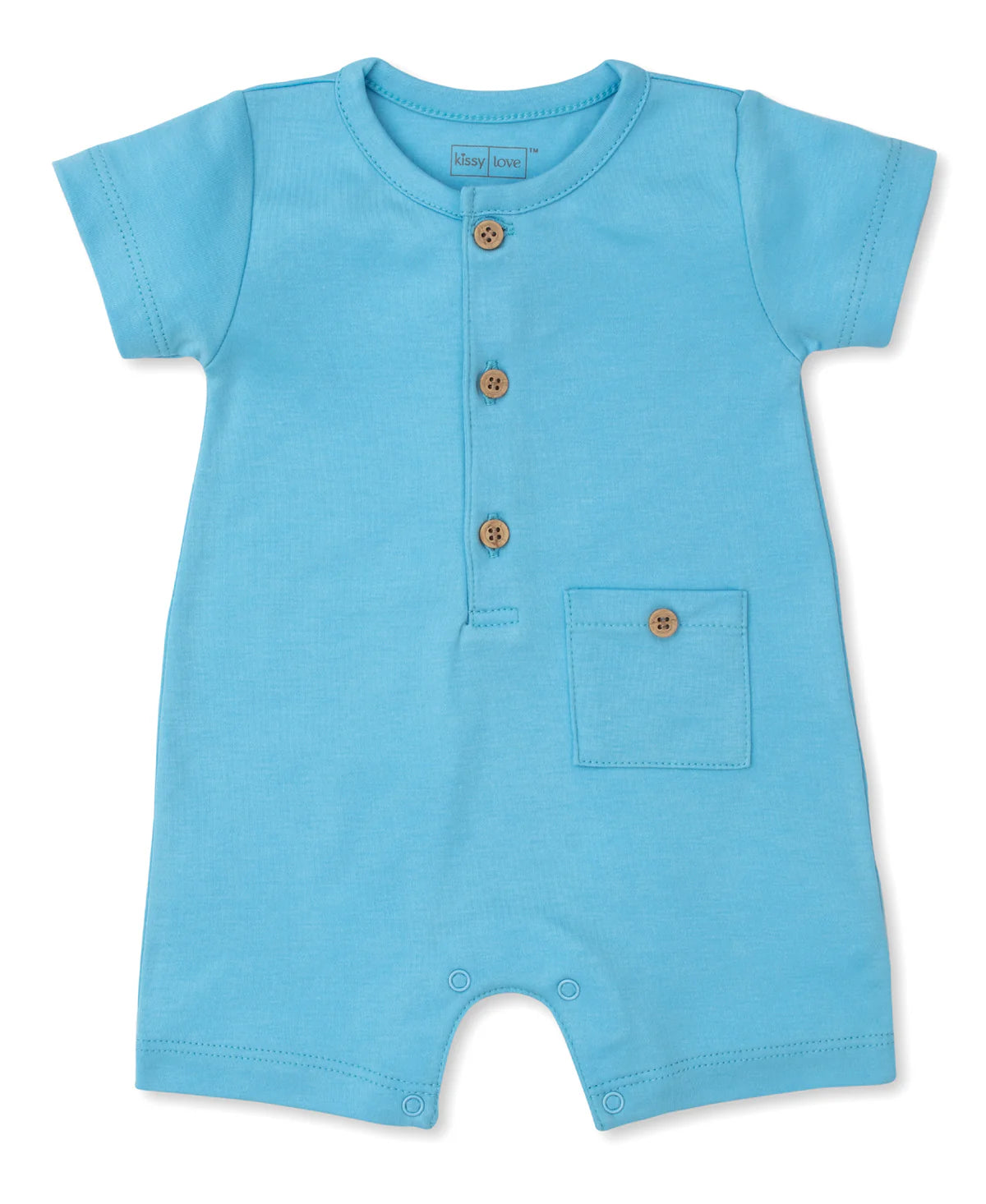 Ocean Traffic-Short Playsuit- Blue