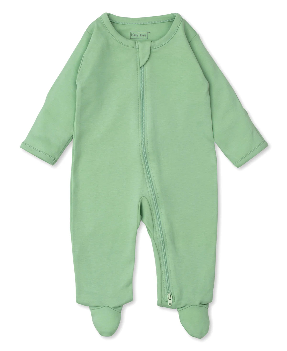 Green Footie w/ Zip