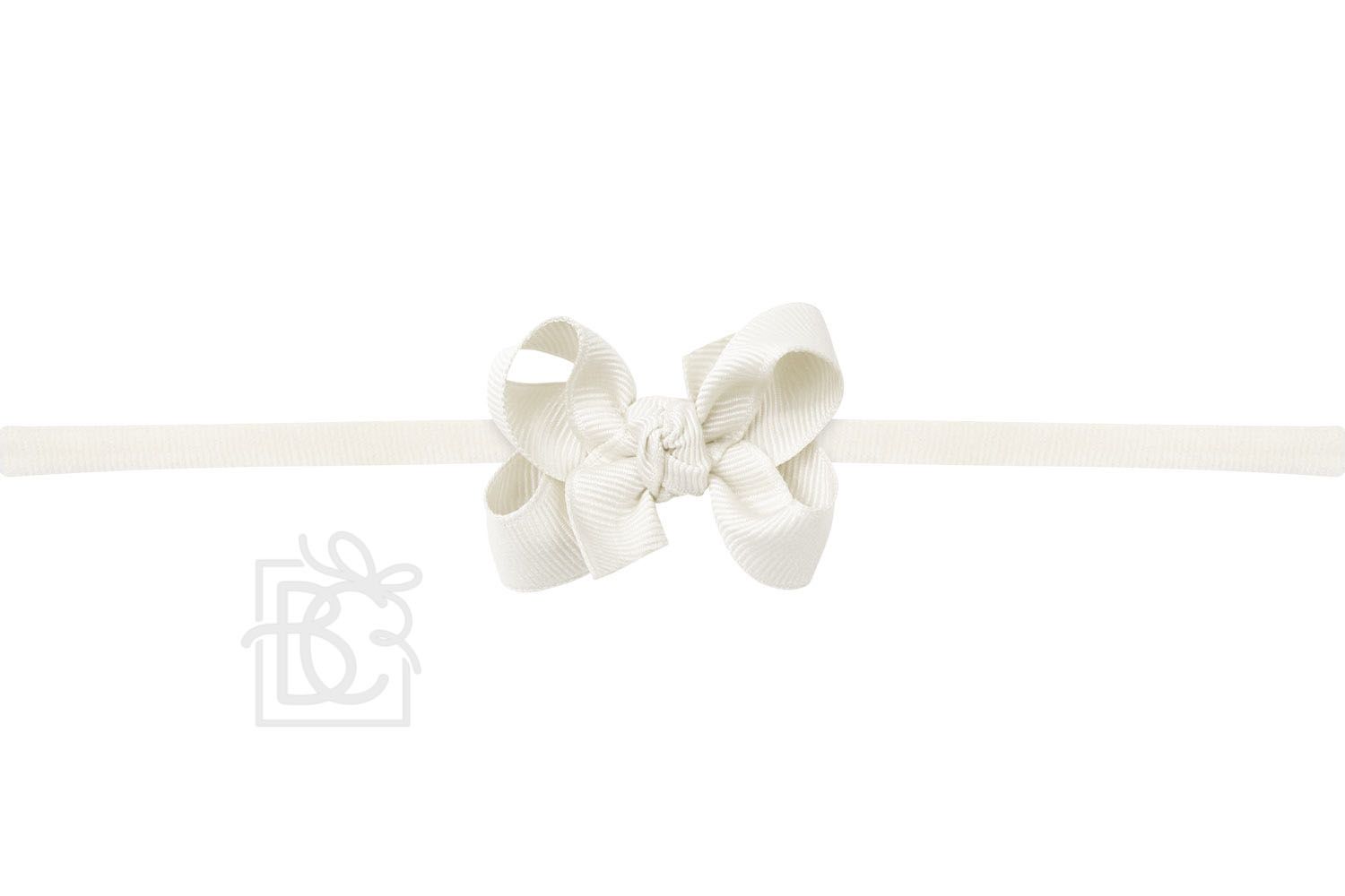 1/4" Pantyhose Headband w/ 2" Toddler Bow