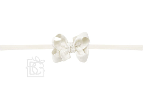 1/4" Pantyhose Headband w/ 2" Toddler Bow