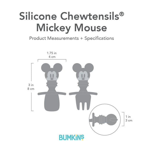 Silicone Chewtensils- Mickey Mouse