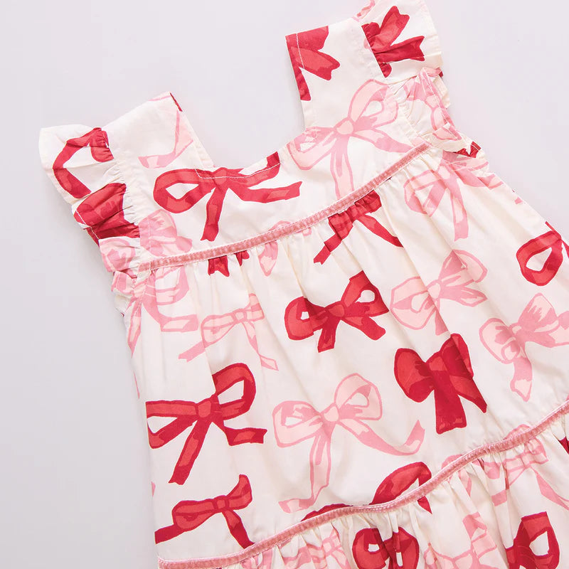 Camelia Dress- Valentines Bows