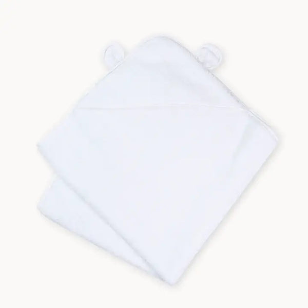 White Organic Hooded Towel