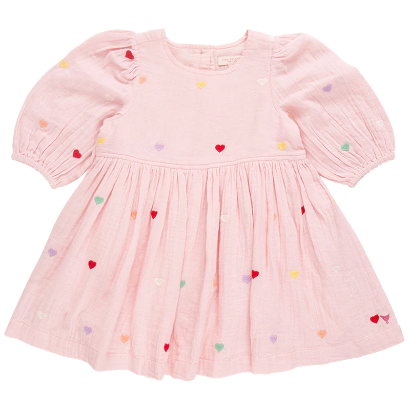 Brooke Dress - Candy Heart Emb.