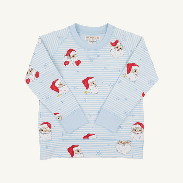 Cassidy Crewneck - Dear Santa Blue