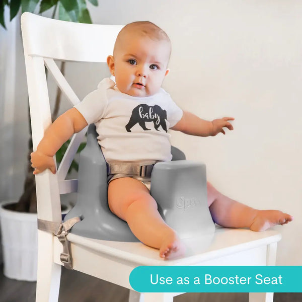 Baby Booster UpSeat w/Tray - Gray