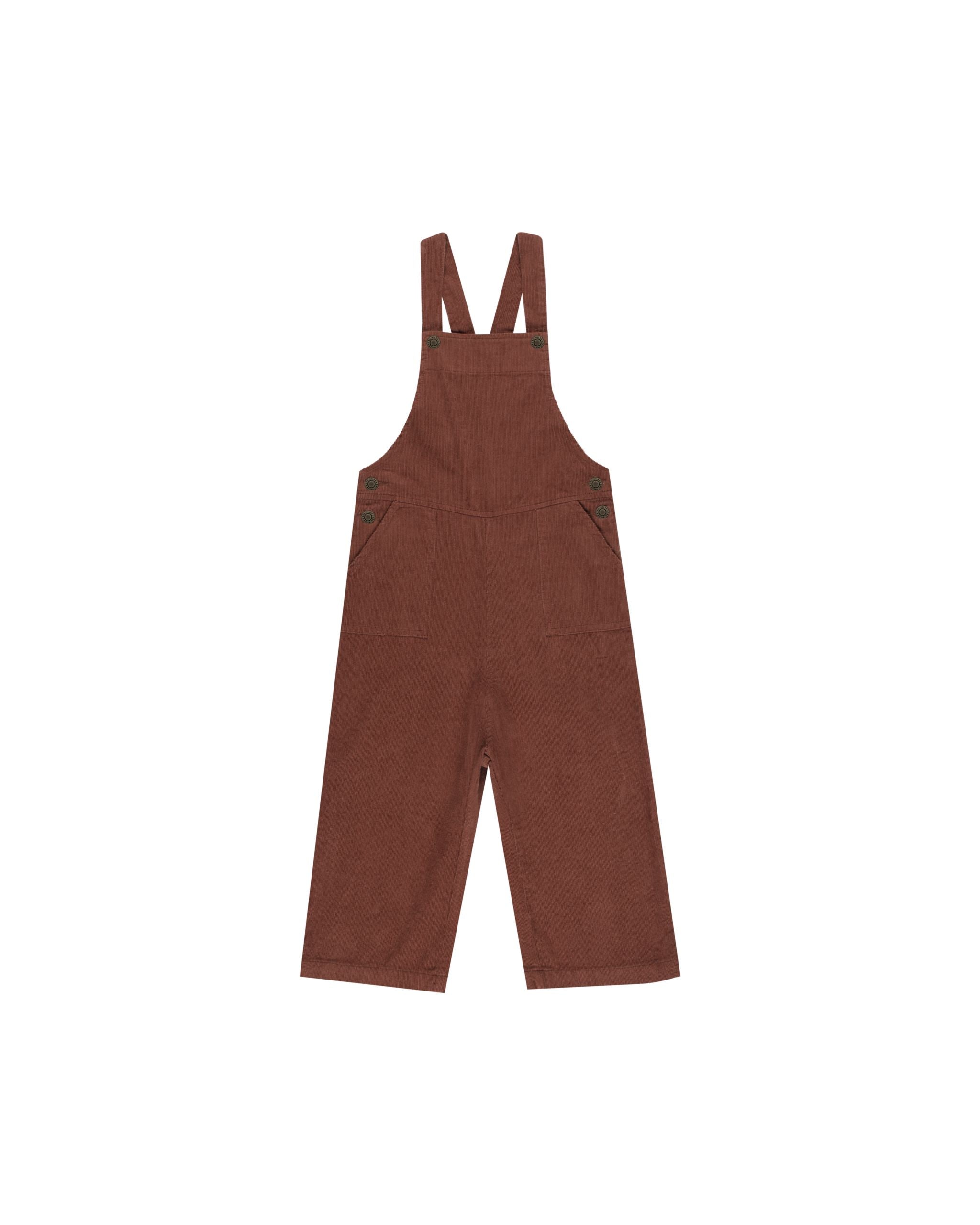 Wide Leg Overall- Brick