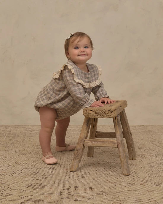 Noelle Romper- Fall Plaid
