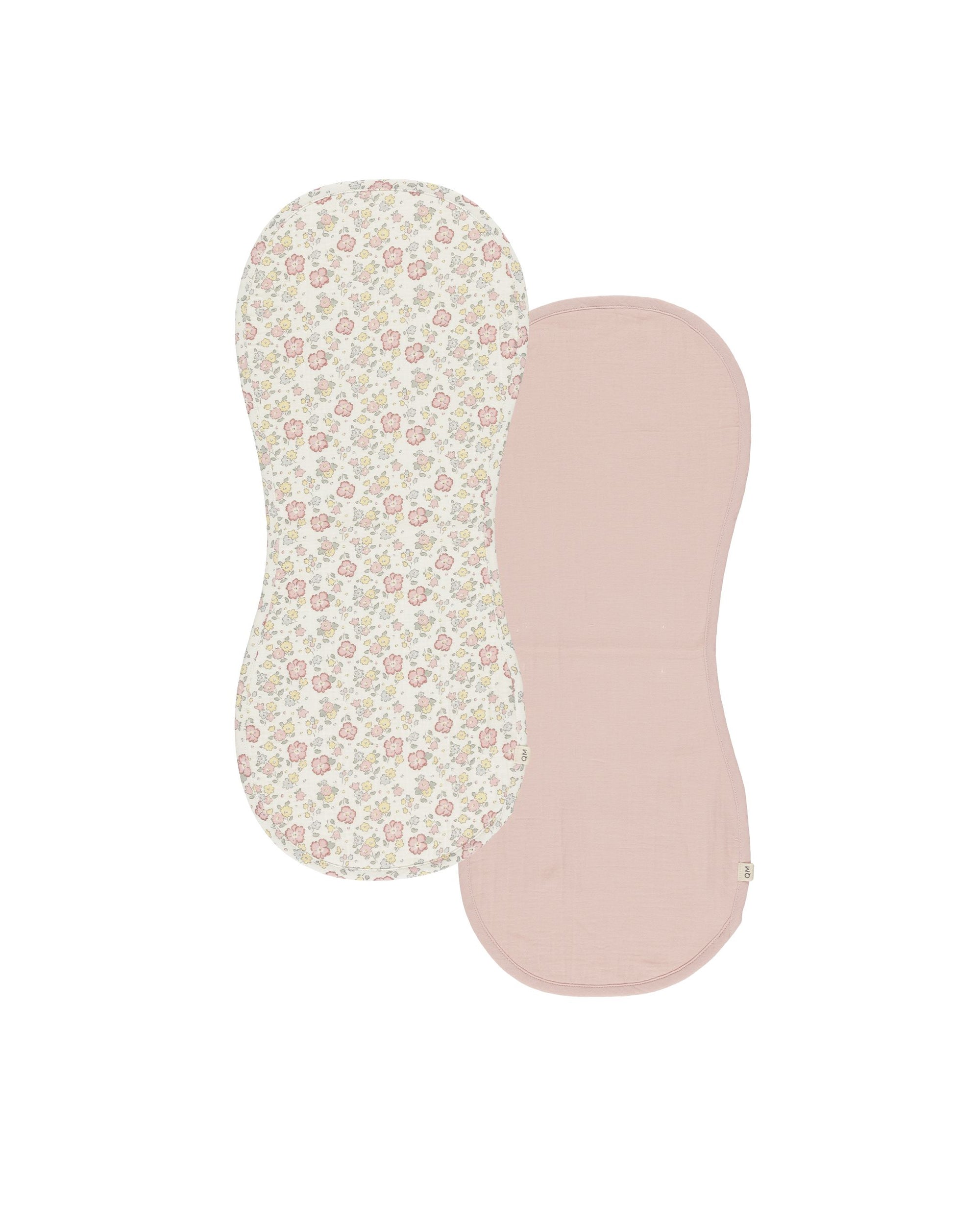 Burp Cloth 2pk- Bloom, Bubblegum