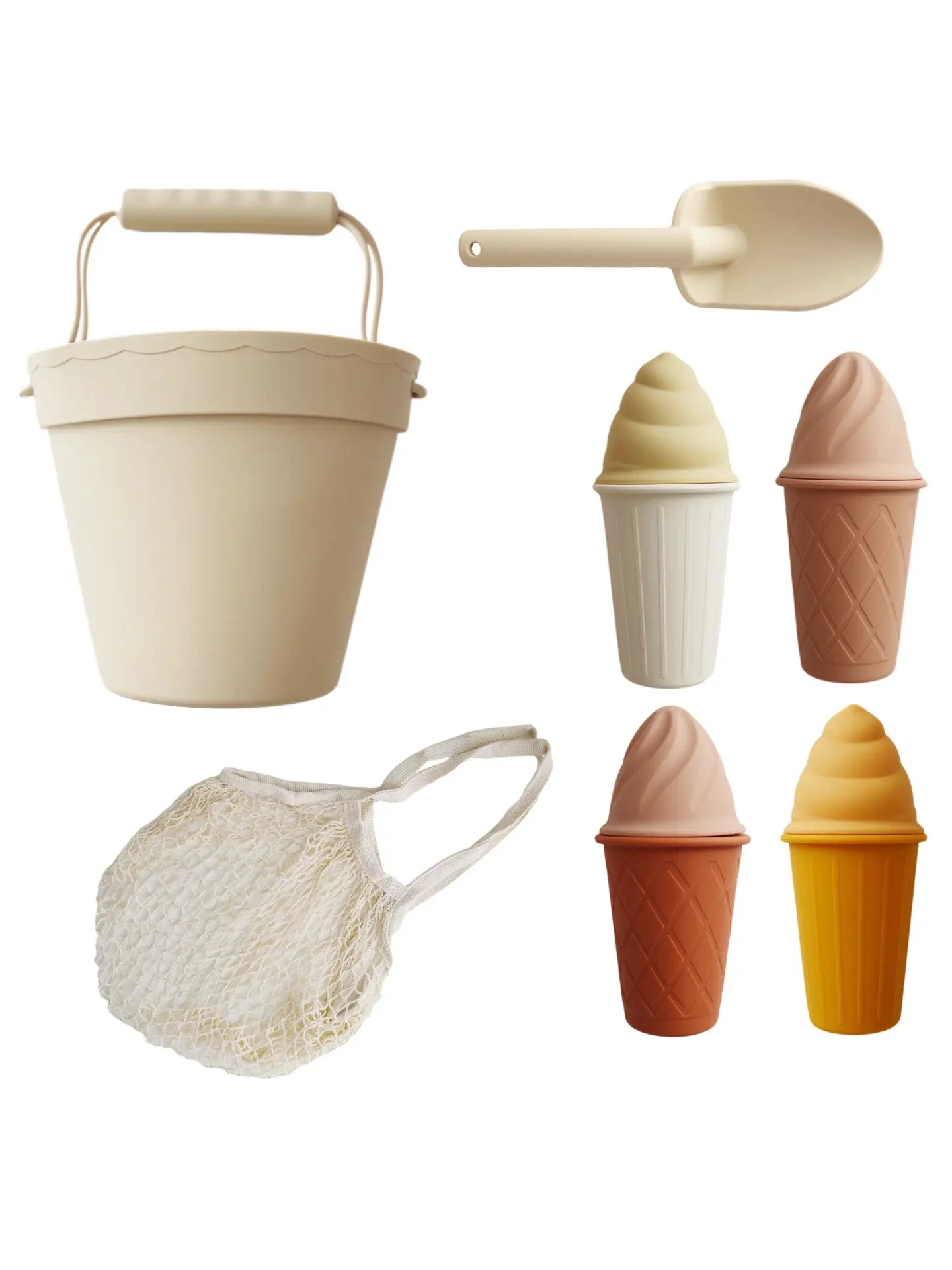 Natural Sunset Ice Cream Beach Set