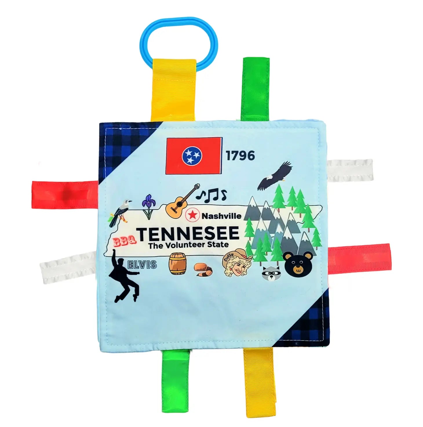 Crinkle Tag Toy -  Tennessee St.