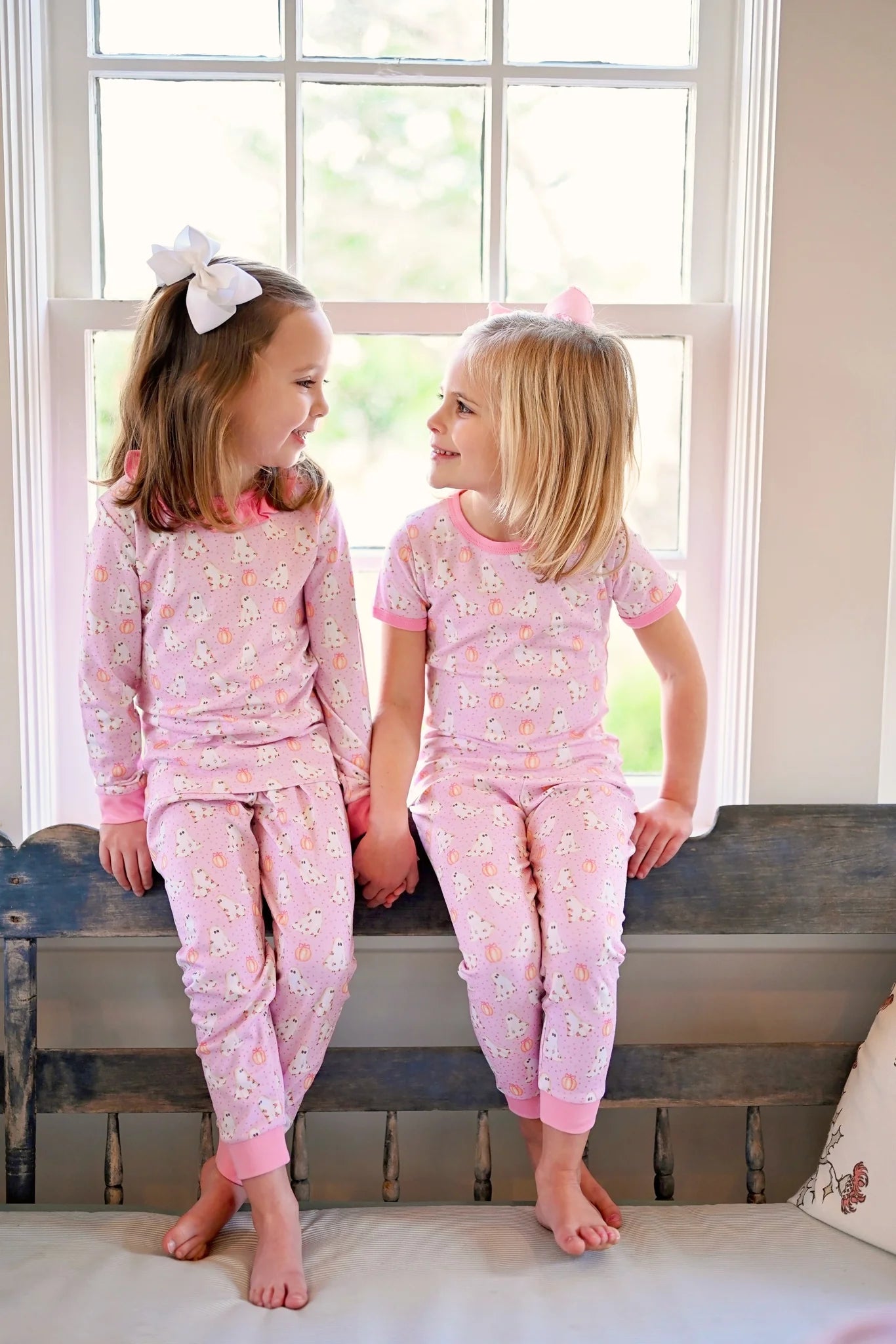 2pc Jammies Set- Pink Ghost