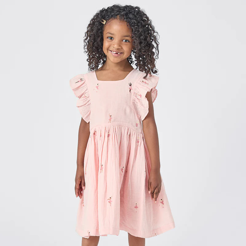 Elsie Dress - Ballerina Embroidery